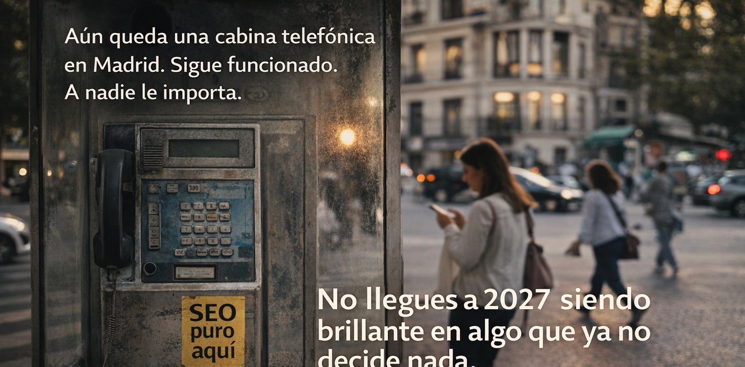 No llegues a 2027 siendo brillante en algo que ya no decide nada.